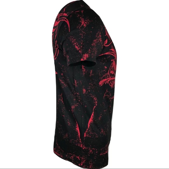 Xtreme Couture By Affliction Men's T-Shirt VICTORY Skull Biker MMA Black S-5XL - Picture 7 of 8